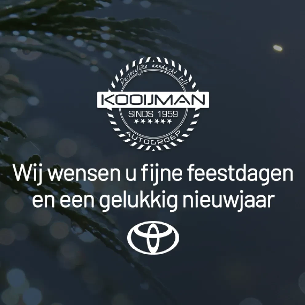 Kooijman Fijne Feestdagen Toyota