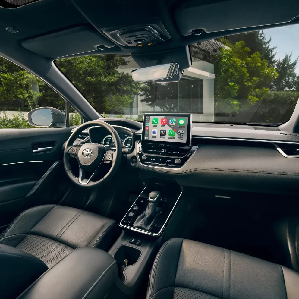 Nieuwe Toyota Corolla Cross interieur