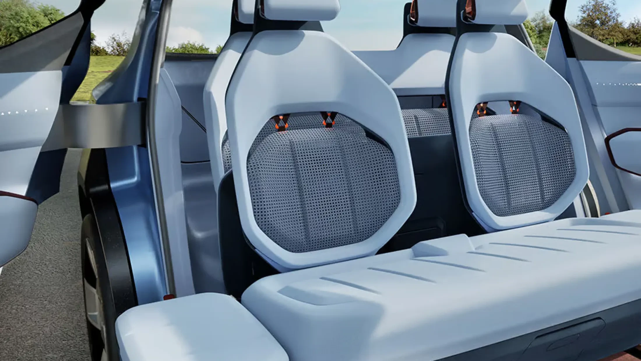 Kia EV2 concept achterbank