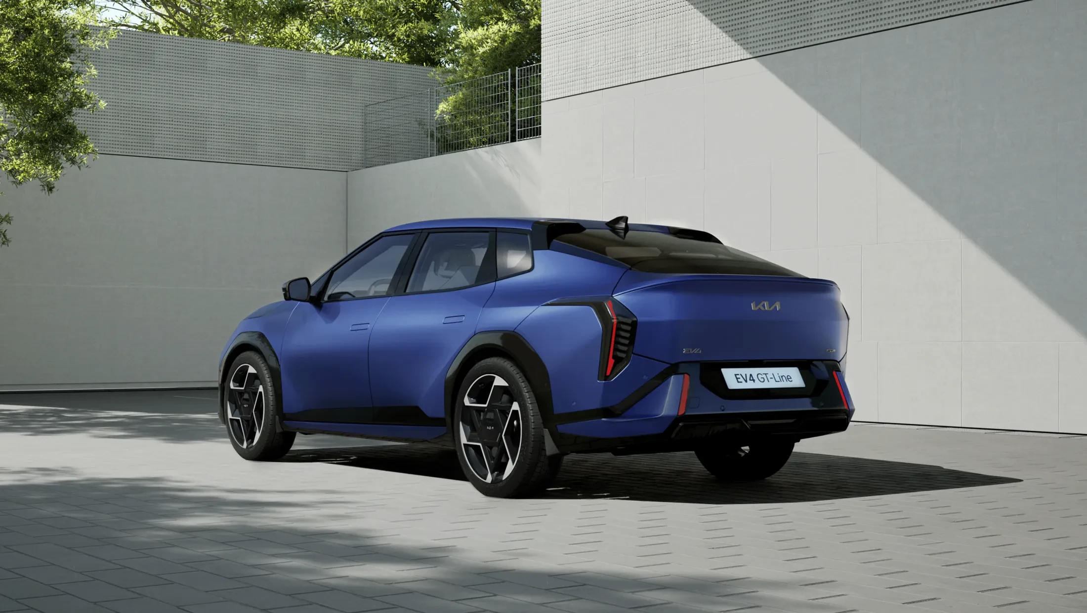 Kia EV4 Fastback achterkant