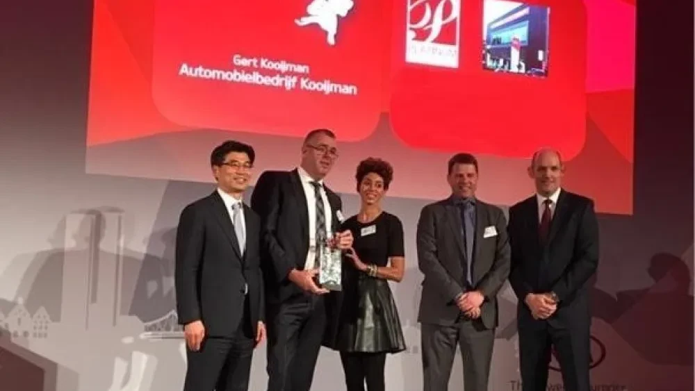 Kia beste dealer europa 2016 award