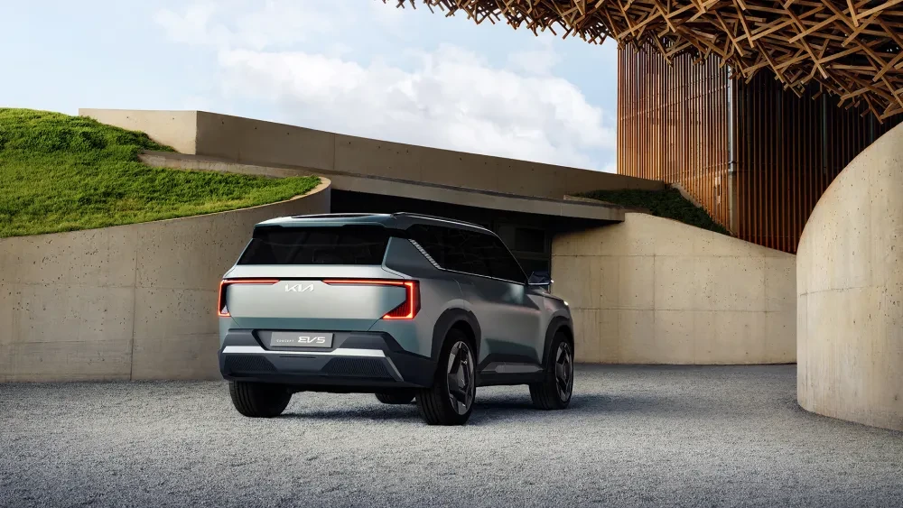 Kia EV5 achteraanzicht