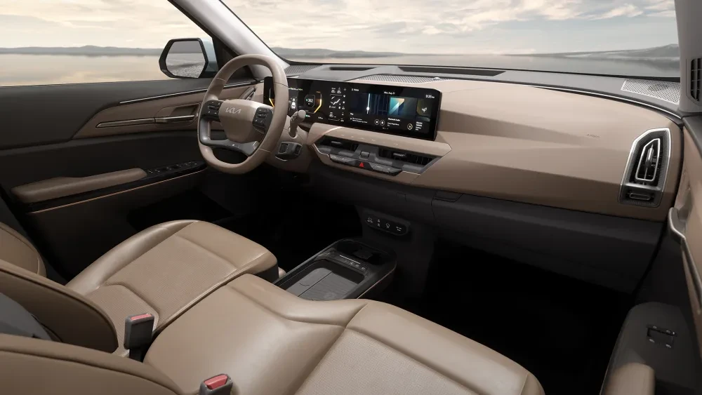 Kia EV5 stuur en scherm