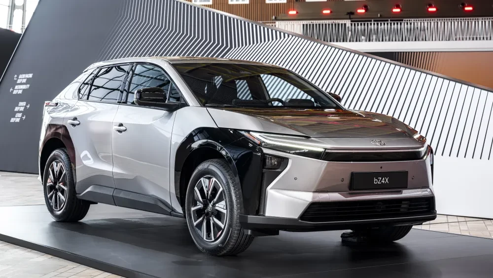 Nieuwe Toyota bZ4X showroom