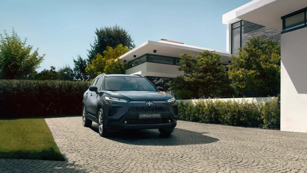 Nieuwe Toyota Corolla Cross vooraanzicht