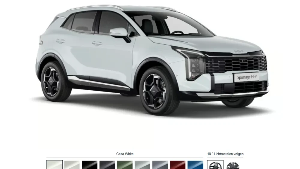 Nieuwe Kia Sportage kleuren
