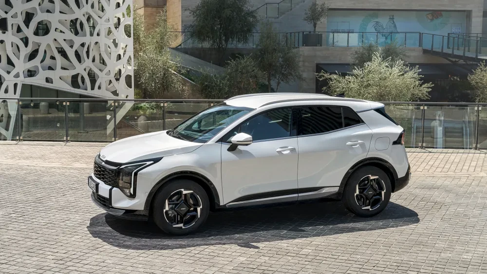 Nieuwe Kia Sportage zijaanzicht