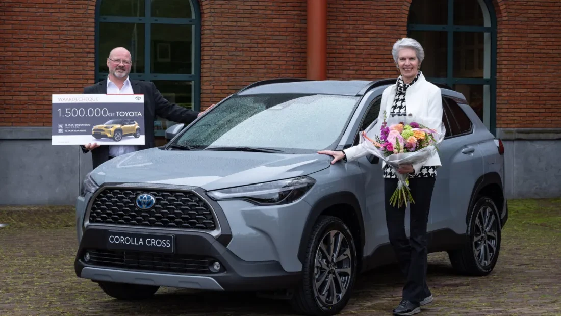 anderhalf miljoenste toyota in Nederland geregistreerd