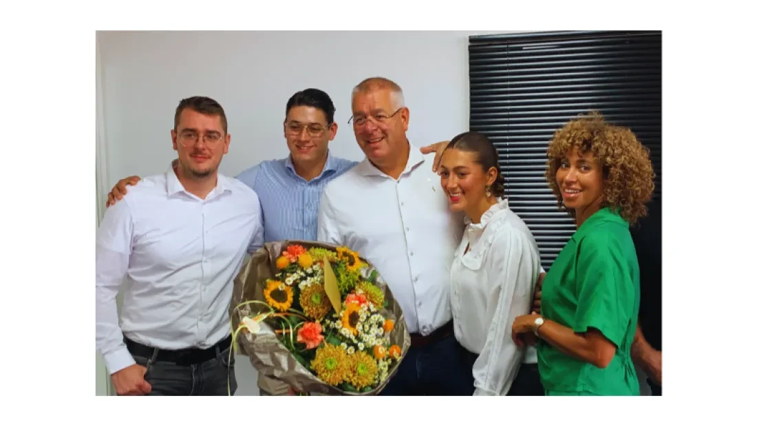 gert kooijman met zijn kinderen en vrouw